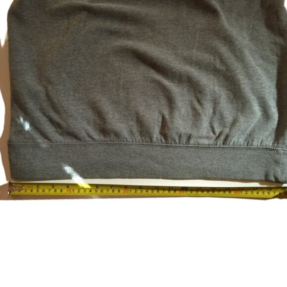 Volcom Hoodie Mens Large Gray Pullover Sweatshirt Kangaroo Pocket Logo Patch - Picture 5 of 10